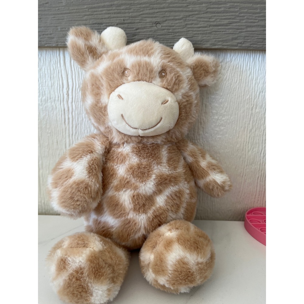 Little & Loved Giraffe Plush Stuffed Animal‎ Toy Brown White Spotted Soft